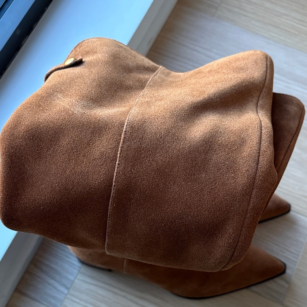 Tall Suede Knee Boots - Picture 5 of 5
